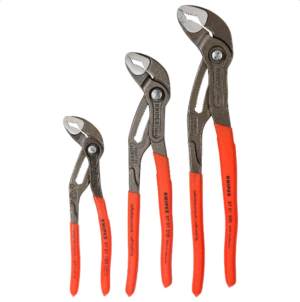 KNIPEX 3 Piece Cobra Plier Set 180, 250, 300 mm 3 parts 00 20 06 us1