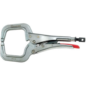 Strong Hand Tools 6" Pipe Plier - M8 Thread With Fixed V-Pads For Welding & Fabrication