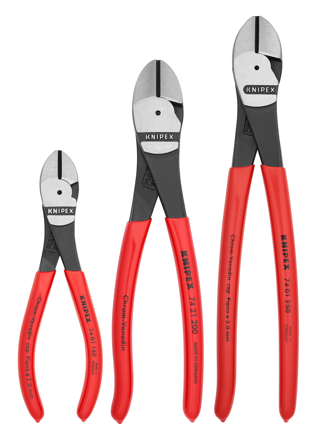 3 Pc Diagonal Cutters Set