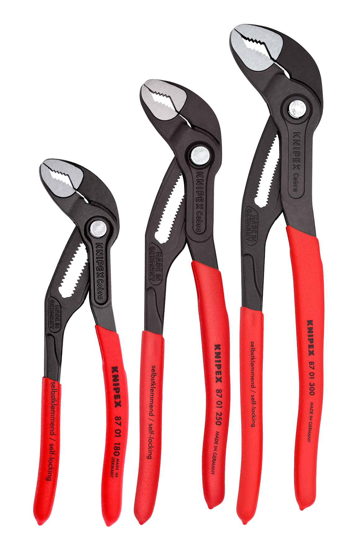3 Pc Cobra® Water Pump Pliers Set