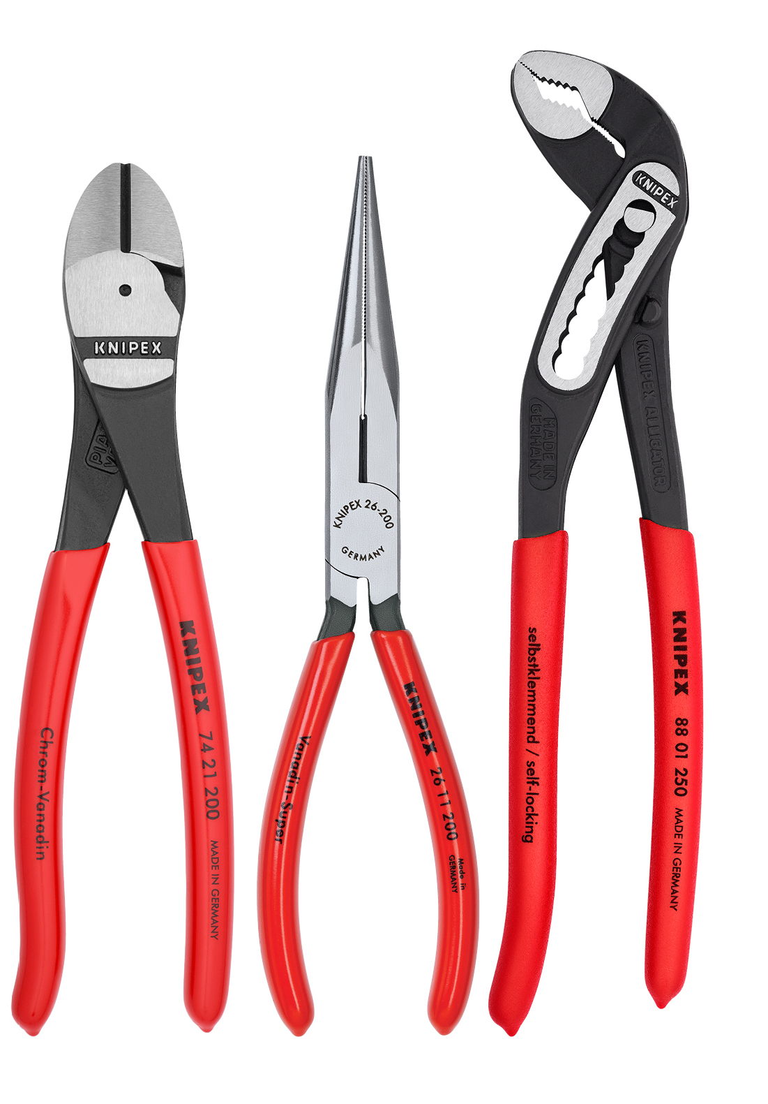 3 Pc Universal Pliers Set with Alligator® Pliers