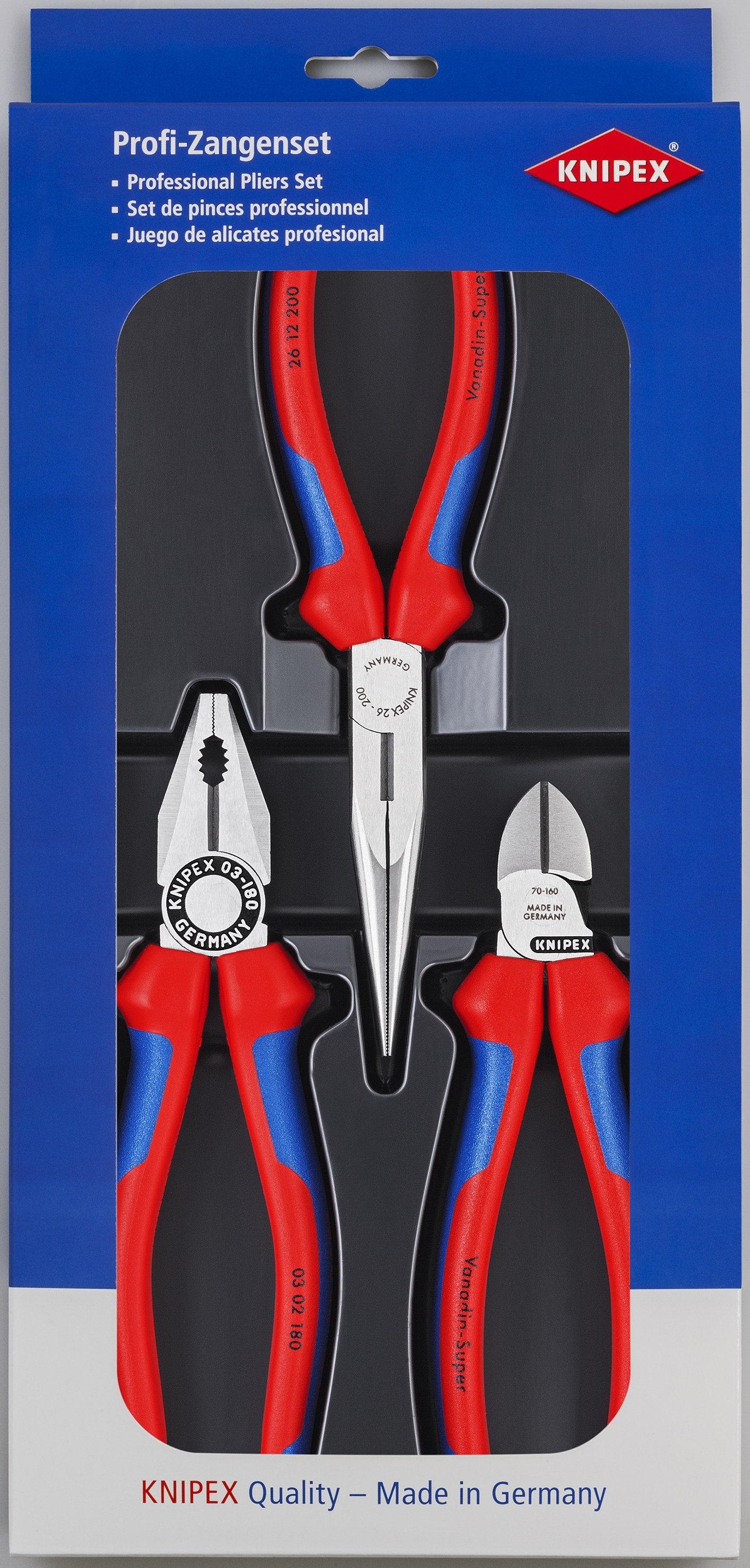 3 Pc Assembly Pack Pliers Set