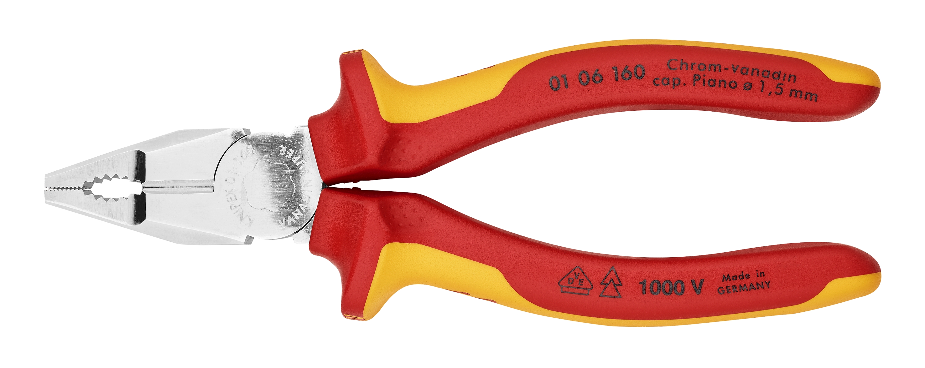 6 1/4" Combination Pliers-1000V Insulated