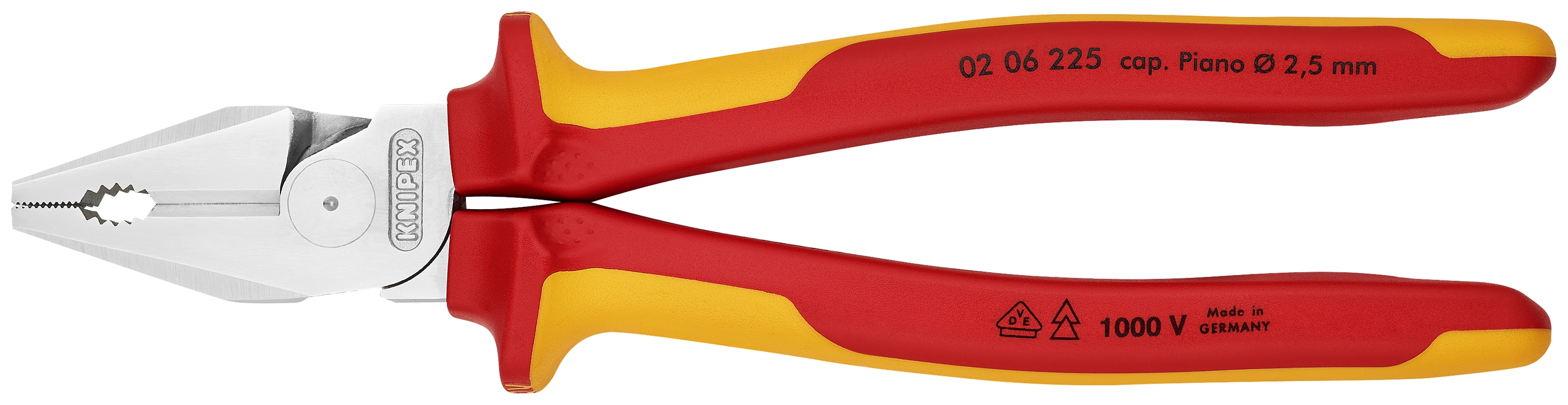 9" High Leverage Combination Pliers-1000V Insulated