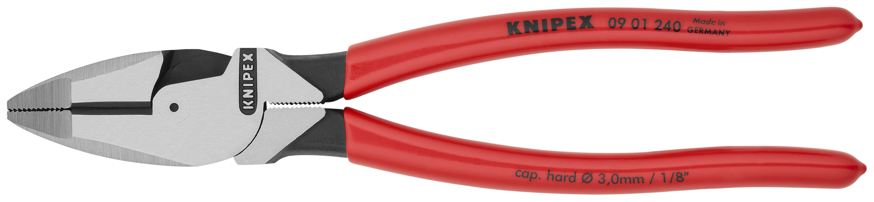 9 1/2" High Leverage Lineman's Pliers New England Head