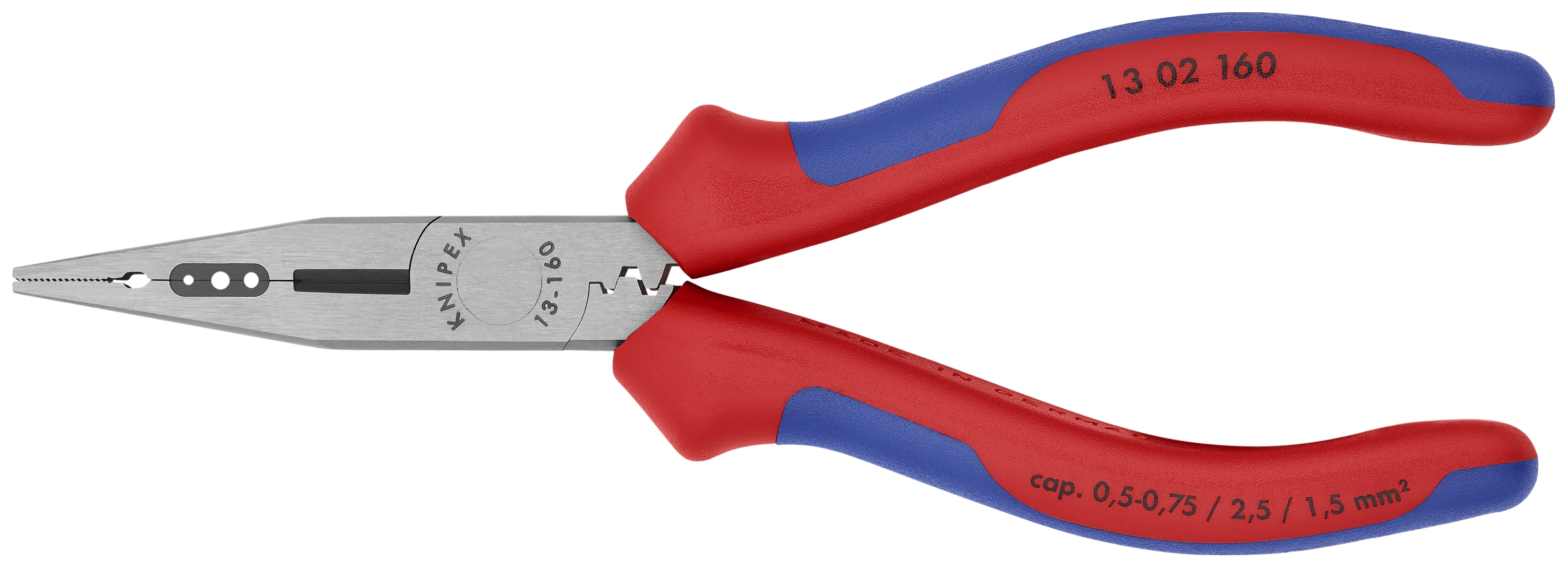 6 1/4" 4-in-1 Electricians' Pliers-Metric Wire