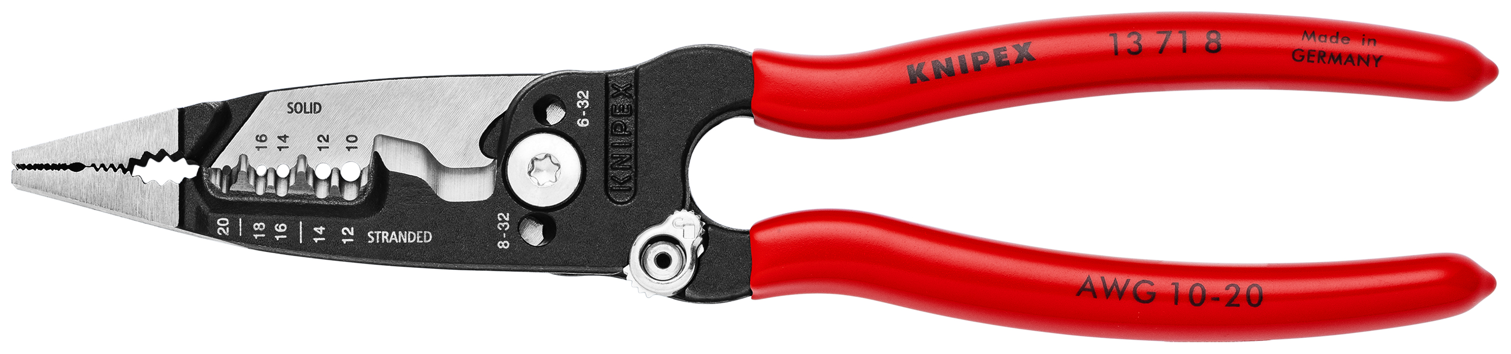 8" Forged Wire Stripper 10-20 AWG