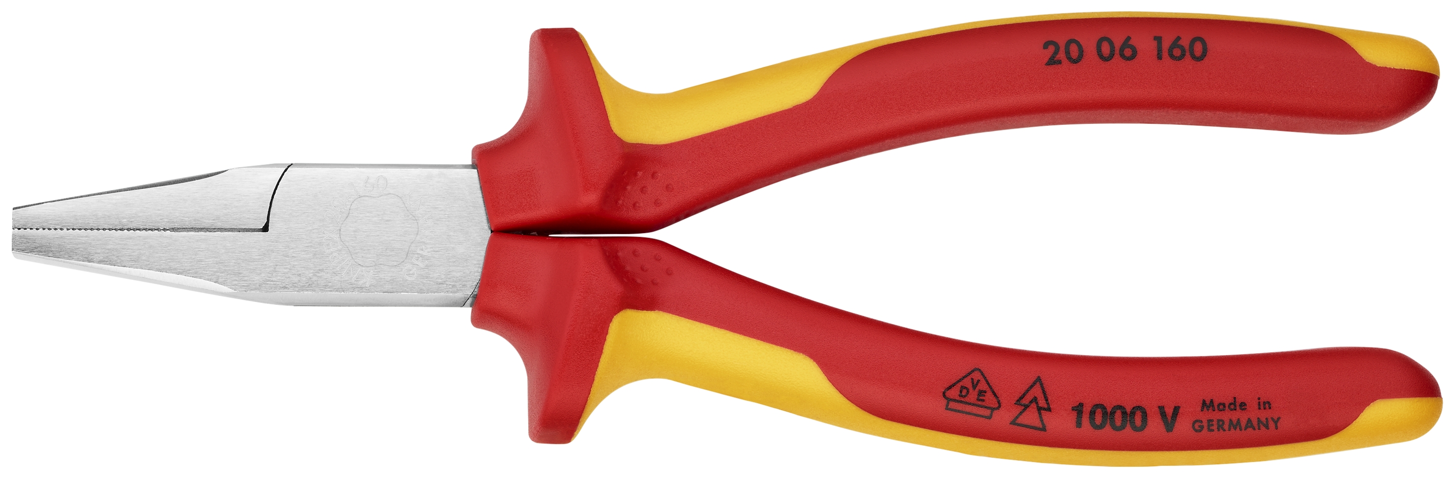 6 1/4" Flat Nose Pliers-1000V Insulated