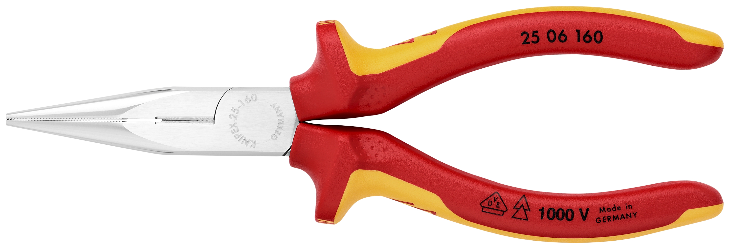 6 1/4" Long Nose Pliers with Cutter-1000V Insulated