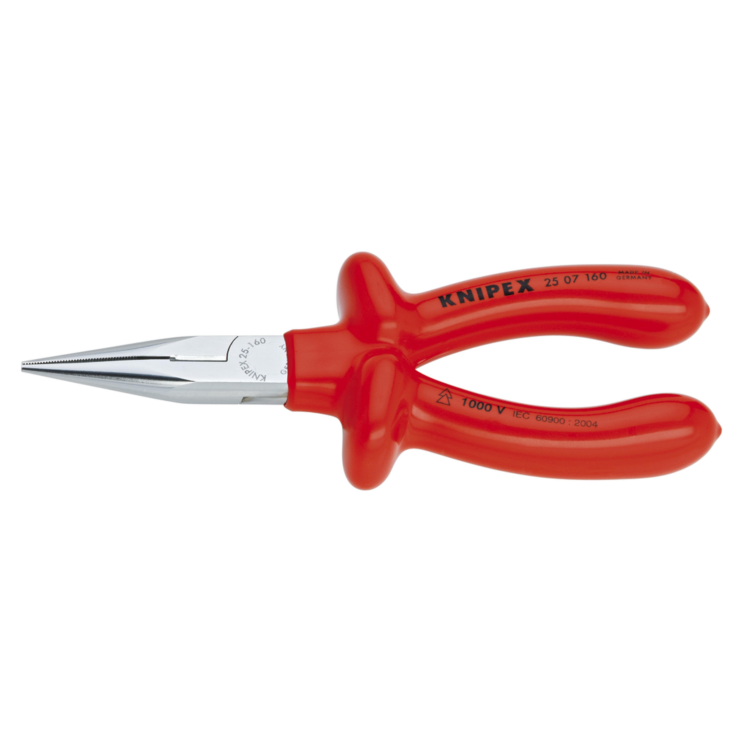 6 1/4" Long Nose Pliers with Cutter-1000V Insulated