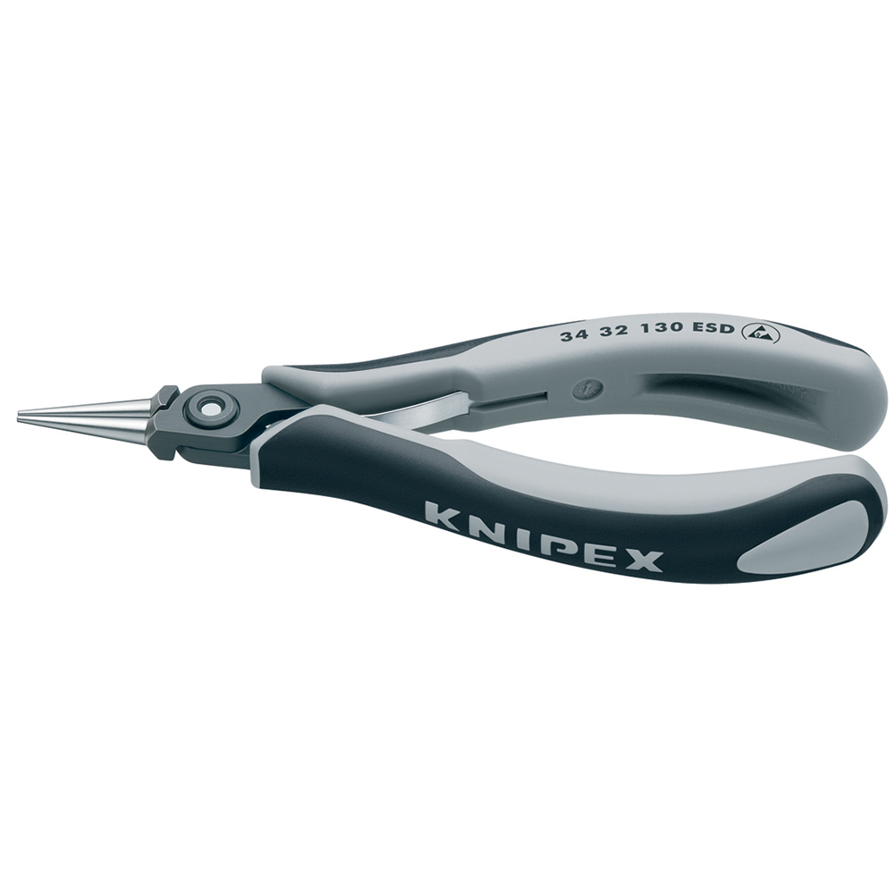 5 1/4" Electronics Pliers-Round Tips, ESD Handles