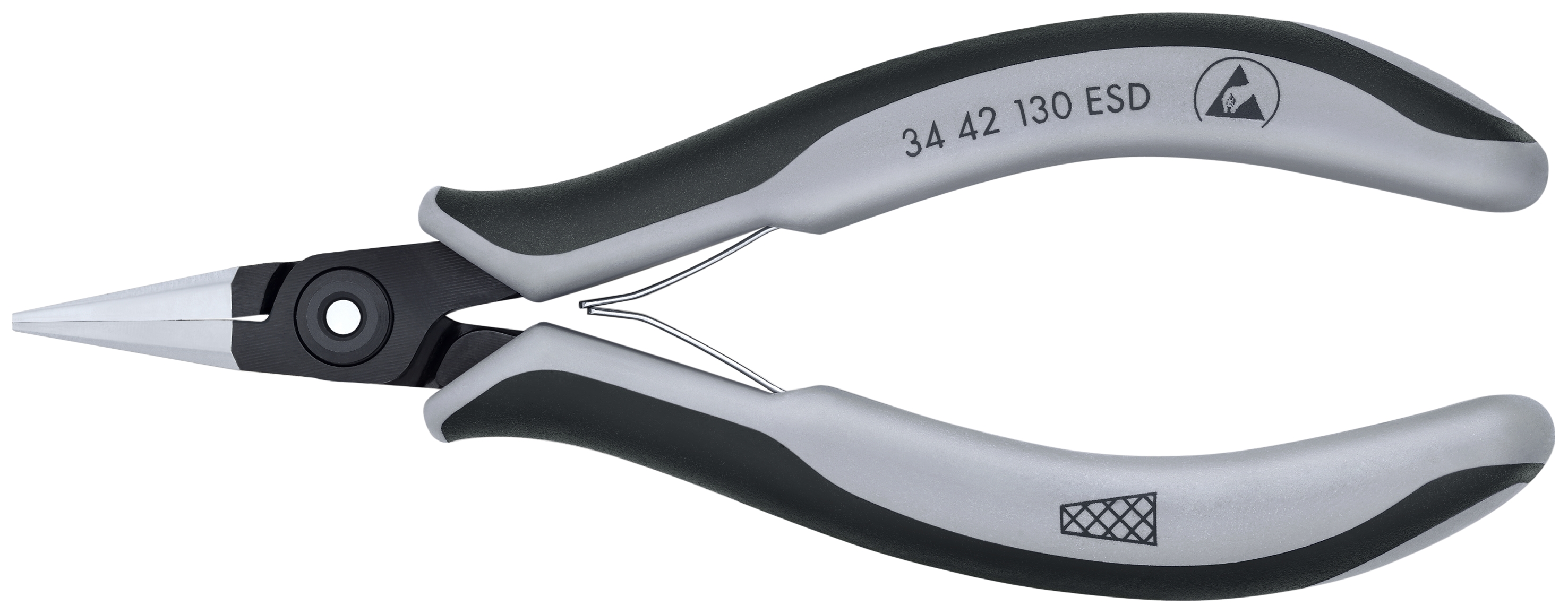 5 1/4" Electronics Pliers-Flat Wide Tips, ESD Handles
