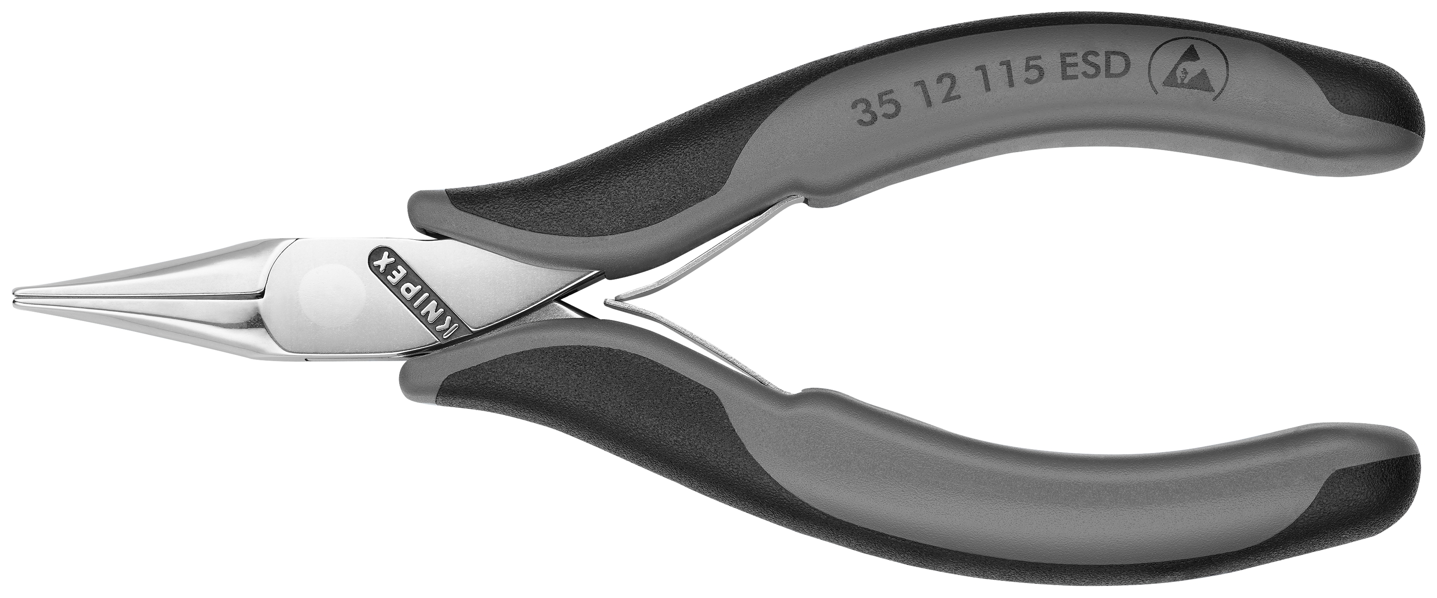 4 1/2" Electronics Pliers-Flat Tips, ESD Handles