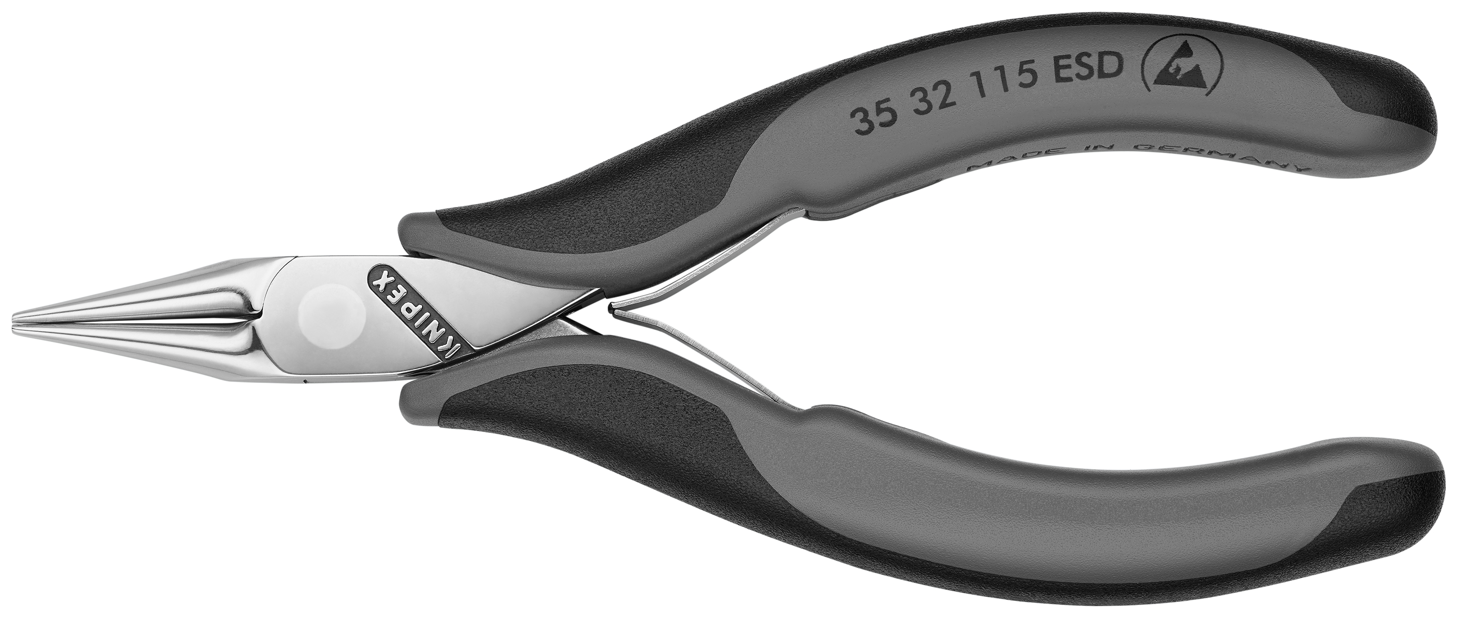4 1/2" Electronics Pliers-Round Tips, ESD Handles