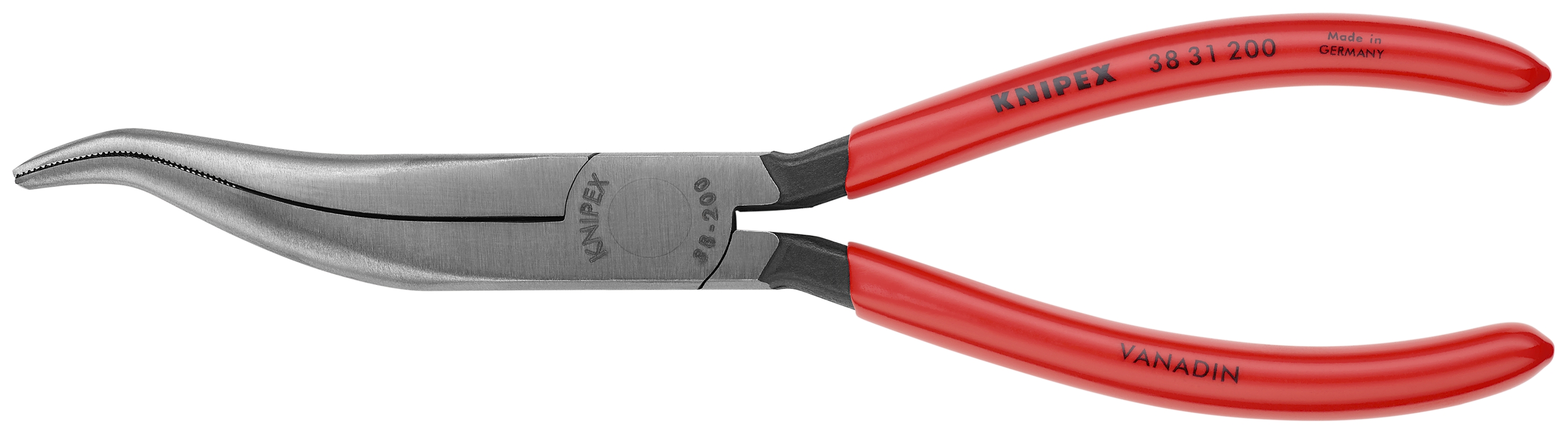 8" Long Nose Pliers without Cutter-S Shape