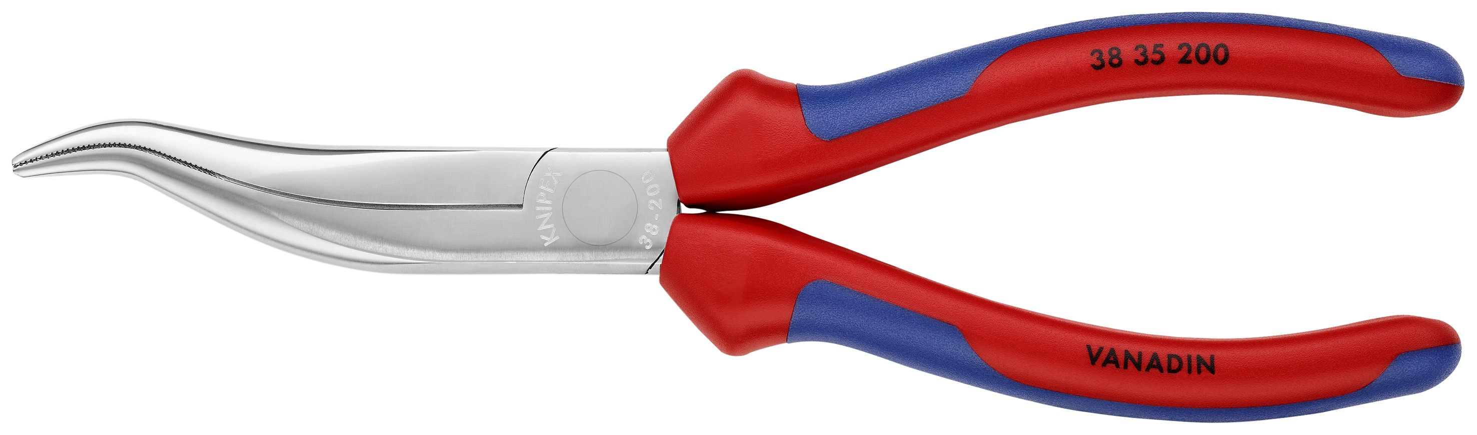 8" Long Nose Pliers without Cutter-S Shape