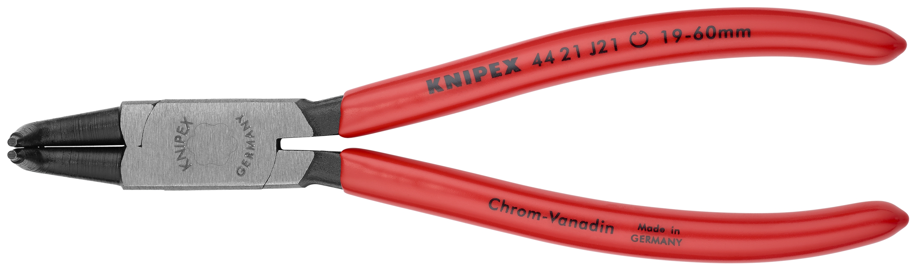 6 3/4" Internal 90° Angled Snap Ring Pliers-Forged Tips