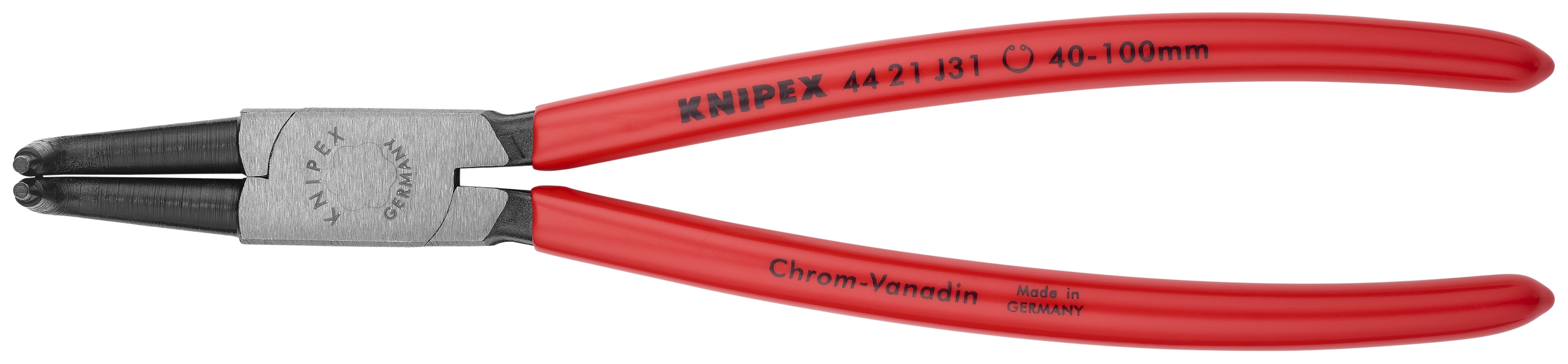 8 1/2" Internal 90° Angled Snap Ring Pliers-Forged Tips