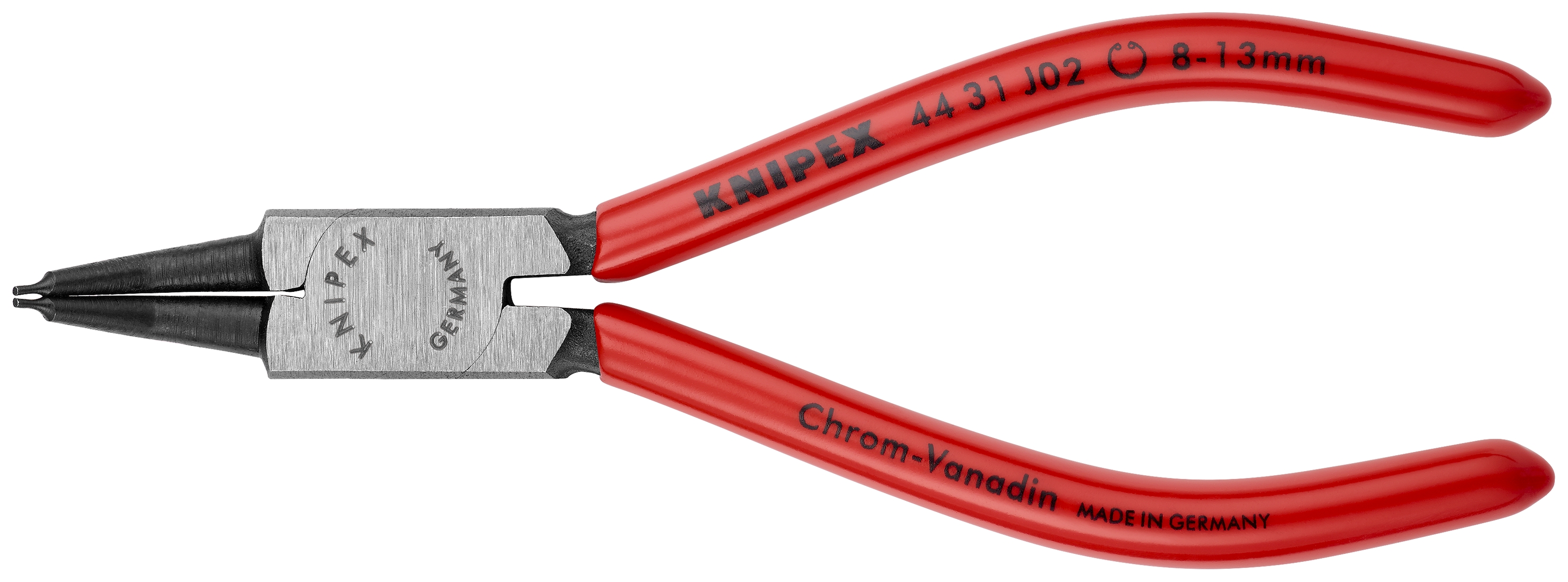 5 1/2" Internal 45° Angled Snap Ring Pliers-Forged Tips