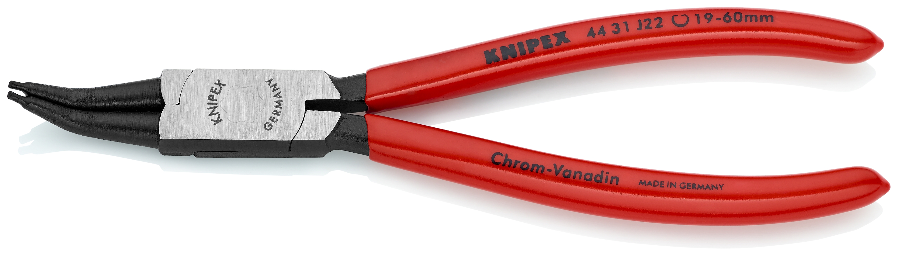12 1/2" Internal 45° Angled Snap Ring Pliers-Forged Tips