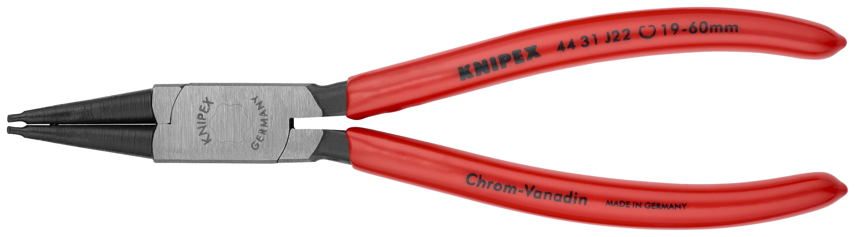 7 1/4" Internal 45° Angled Snap Ring Pliers-Forged Tips