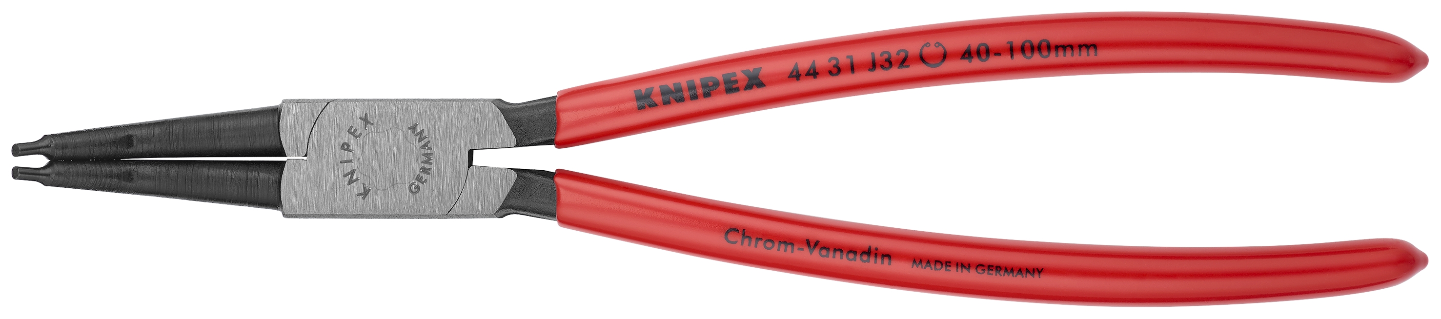 9" Internal 45° Angled Snap Ring Pliers-Forged Tips