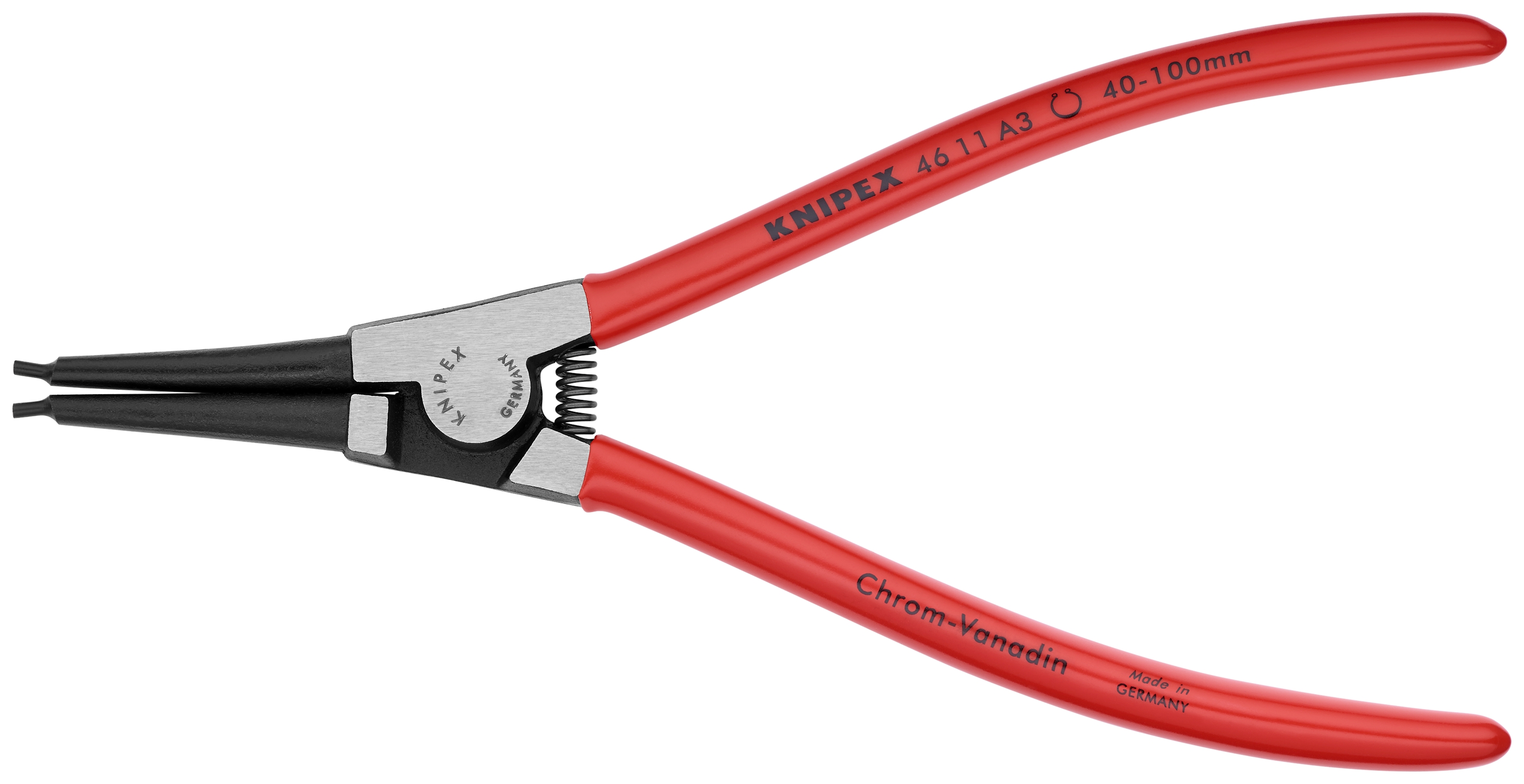8 1/4" External Snap Ring Pliers-Forged Tips