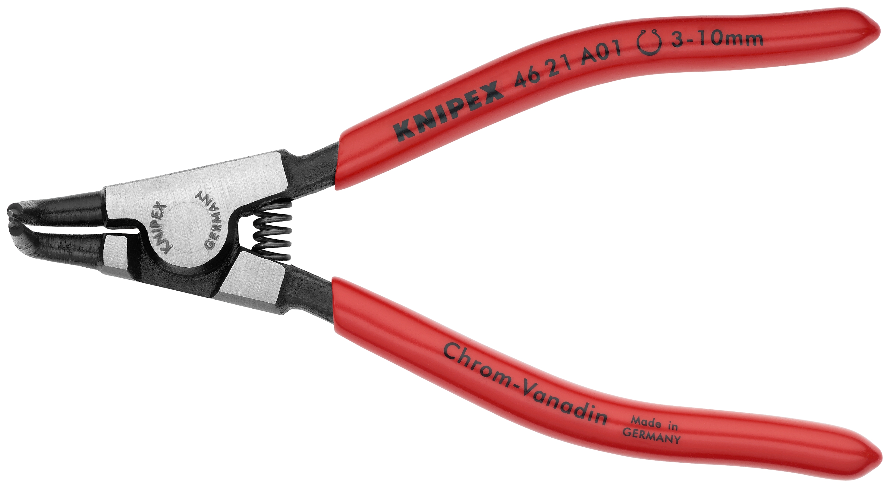 5 1/4" External 90° Angled Snap Ring Pliers-Forged Tips
