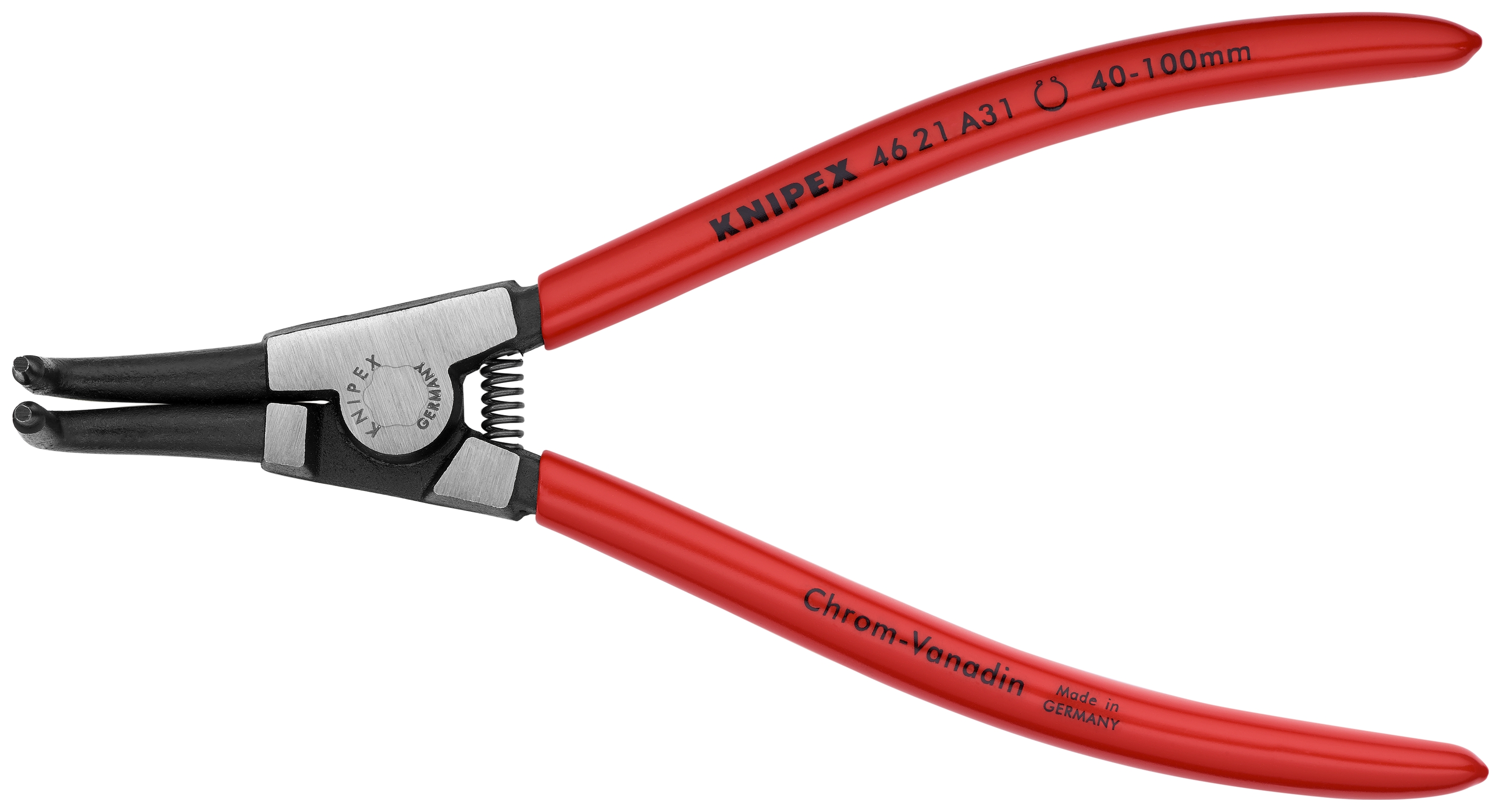 8" External 90° Angled Snap Ring Pliers-Forged Tips