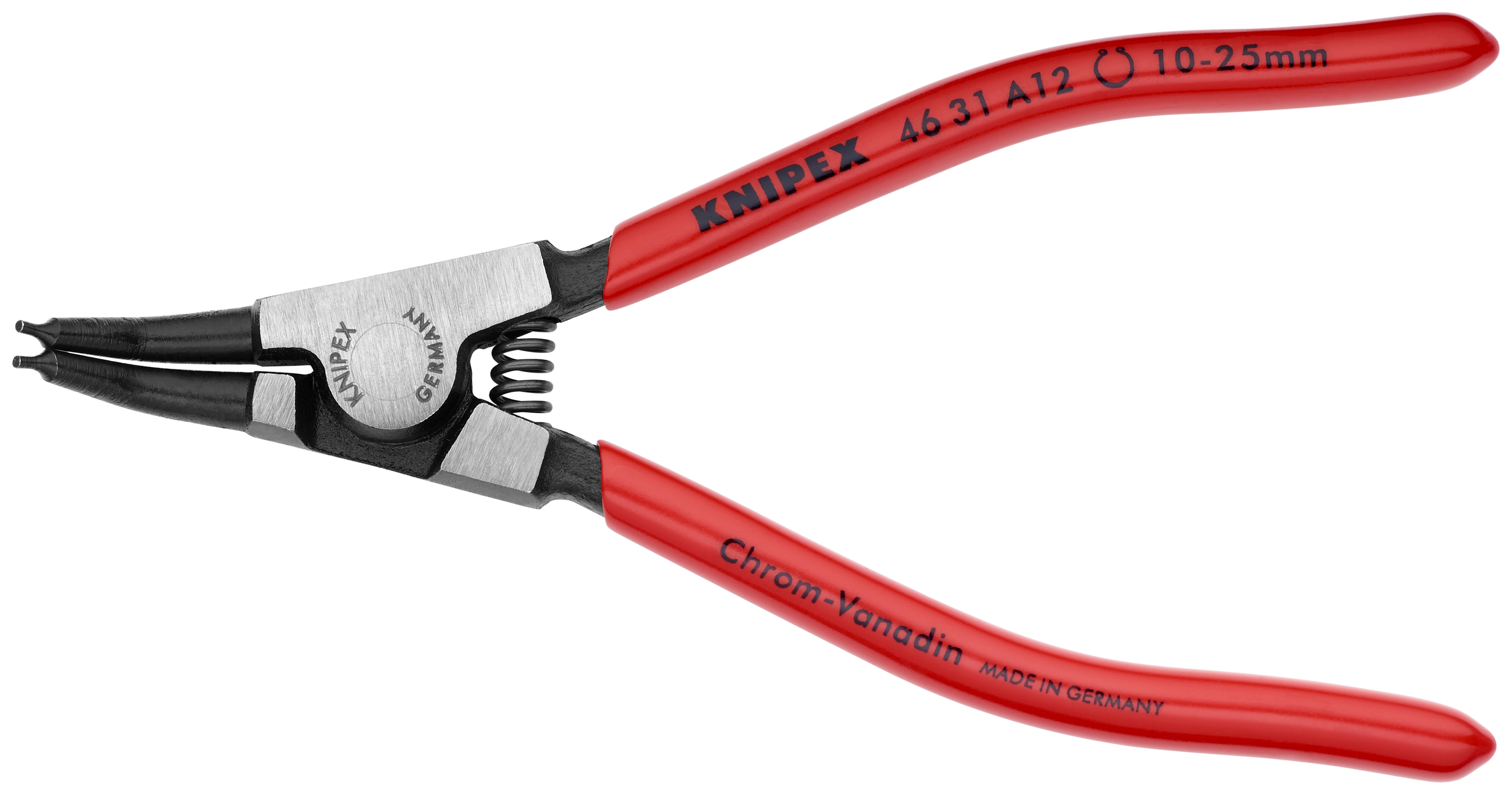 5 1/2" External 45° Angled Snap Ring Pliers-Forged Tips