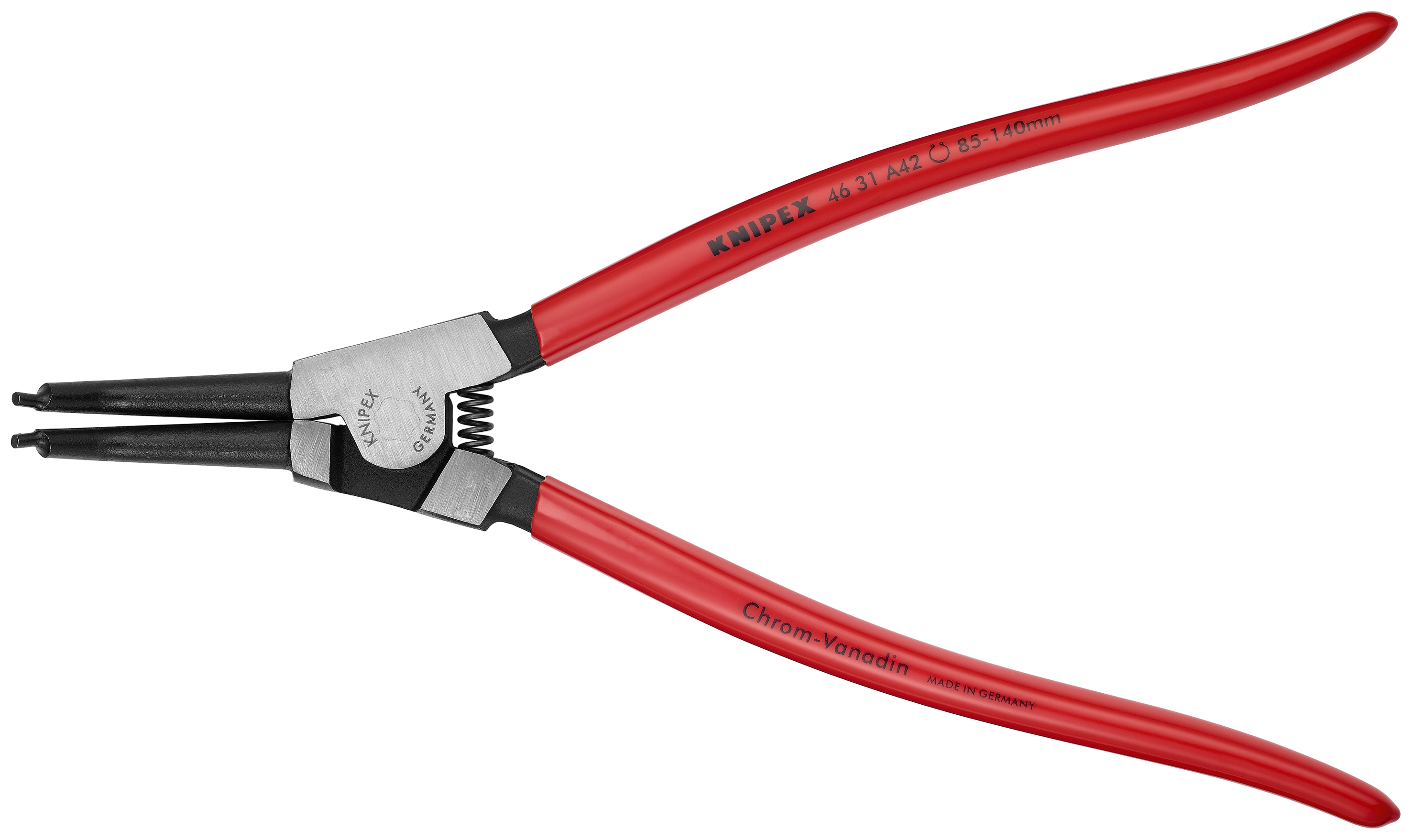 12 1/2" External 45° Angled Snap Ring Pliers-Forged Tips