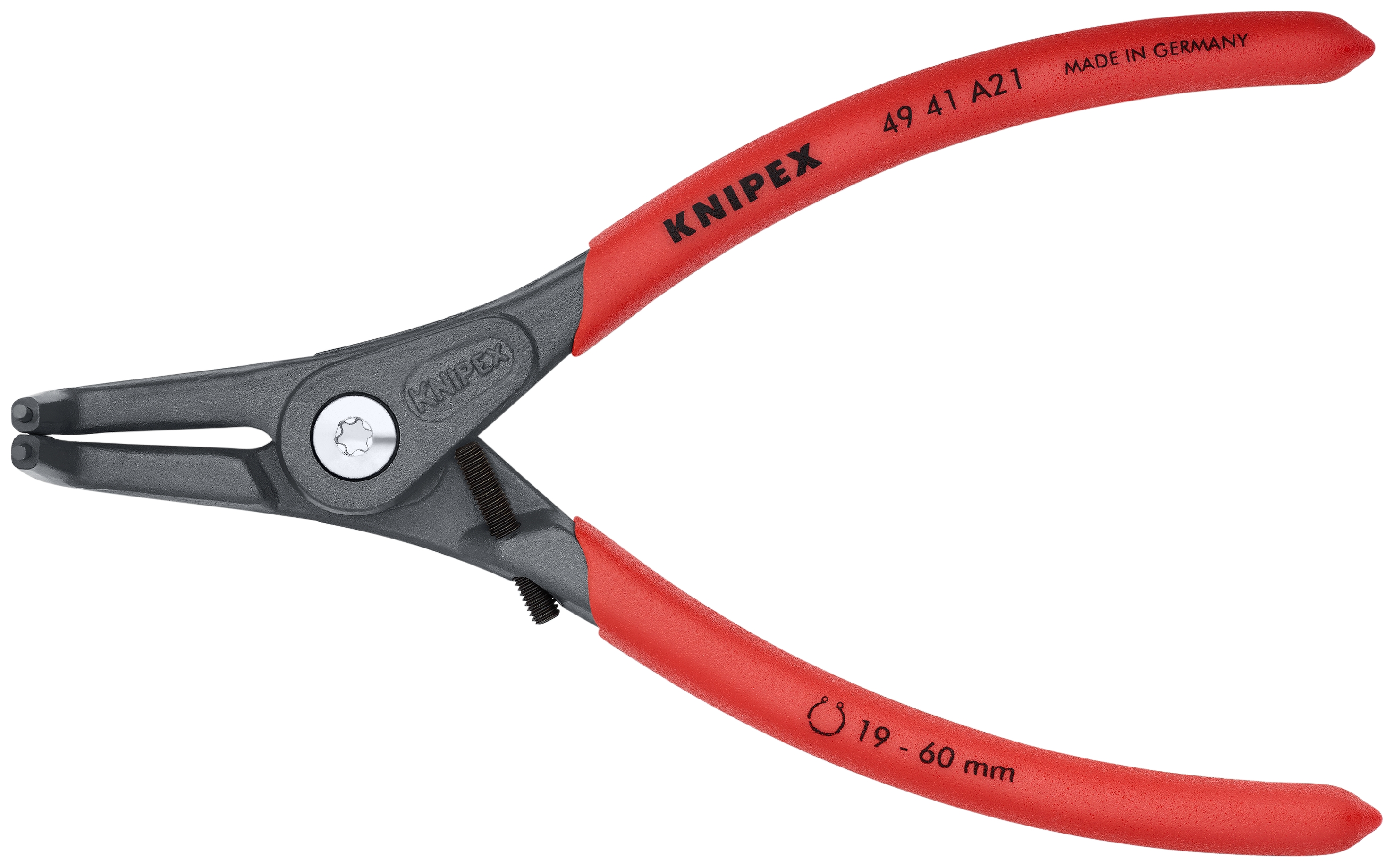 6 1/2" External 90° Angled Precision Snap Ring Pliers-Limiter
