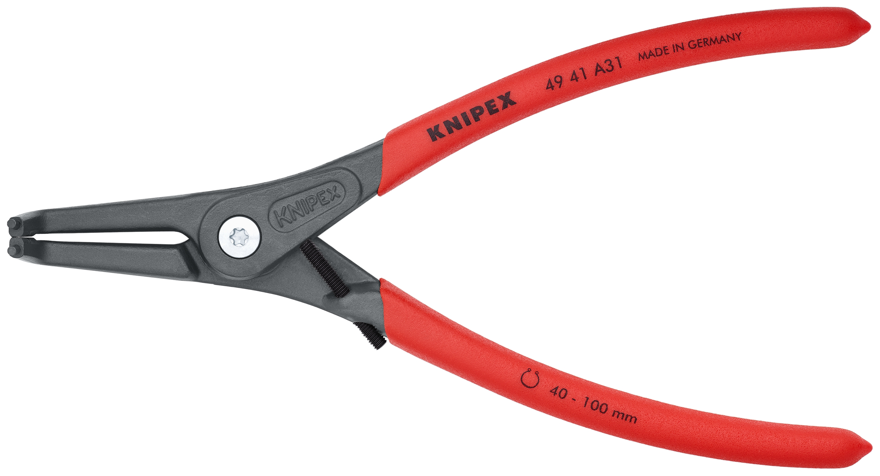 8 1/4" External 90° Angled Precision Snap Ring Pliers-Limiter
