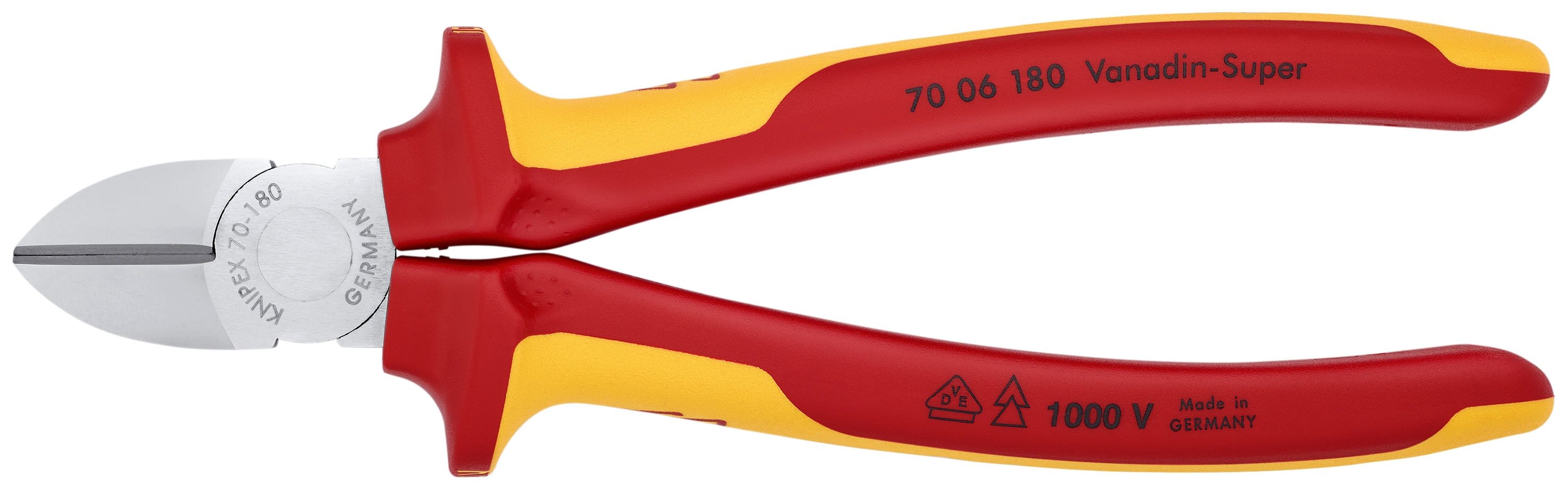 7" Diagonal Cutters-1000V Insulated