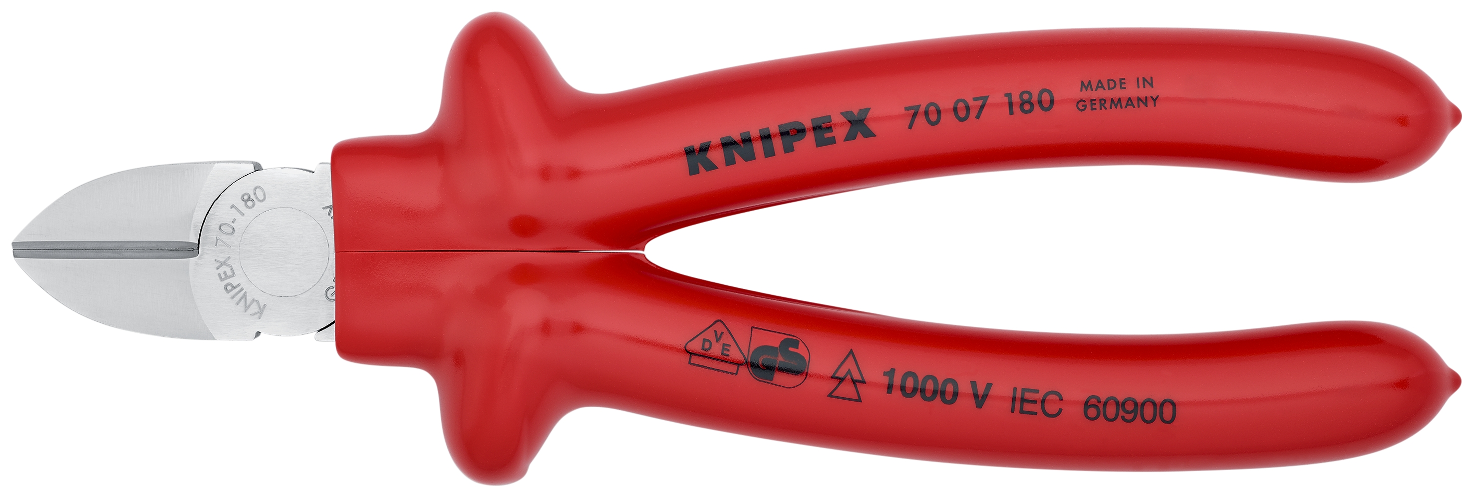 7 1/4" Diagonal Cutters-1000V Insulated