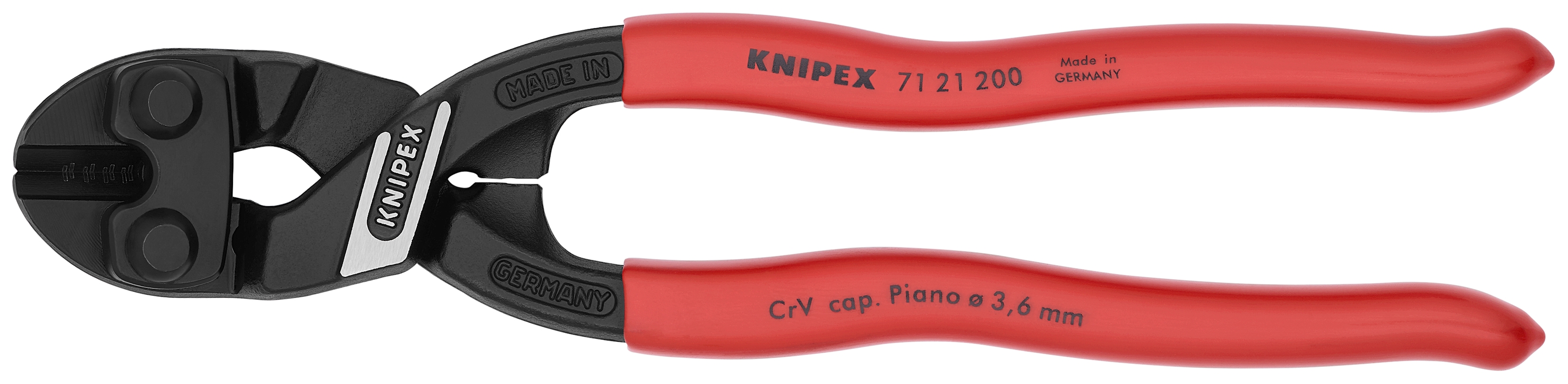 8" CoBolt® High Leverage 20° Angled Compact Bolt Cutters