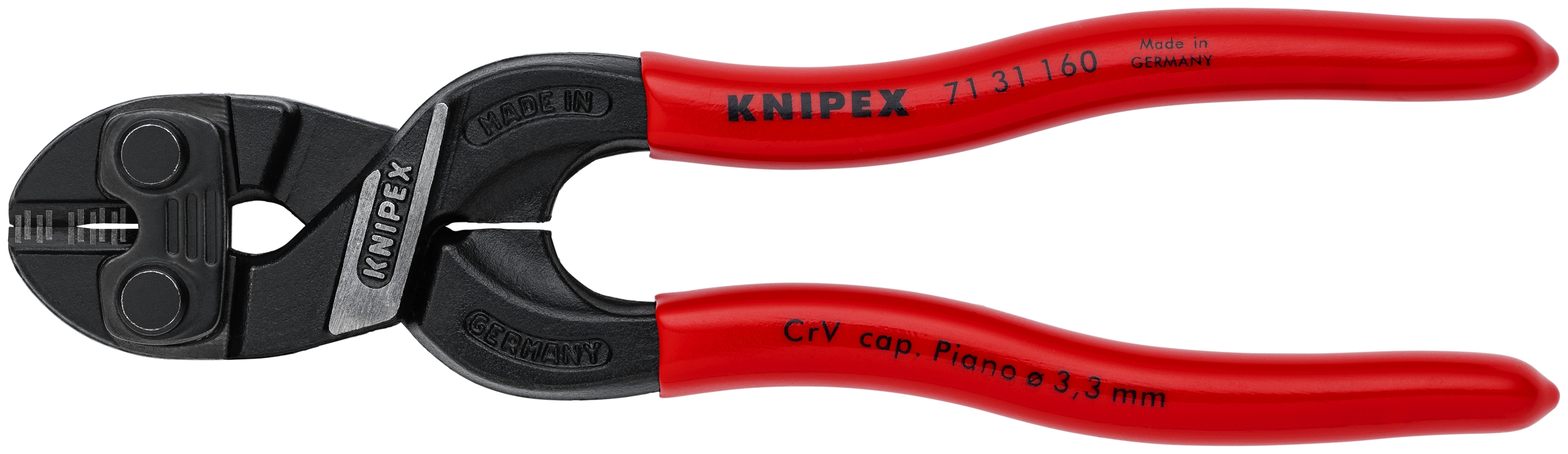 6 1/4" CoBolt® S Compact Bolt Cutters-Notched Blade