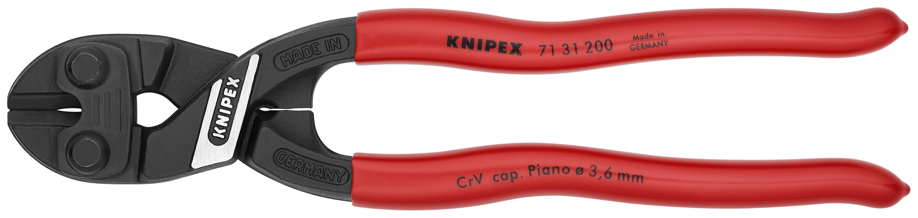 8" CoBolt® High Leverage Compact Bolt Cutters-Fencing with Notched Blade