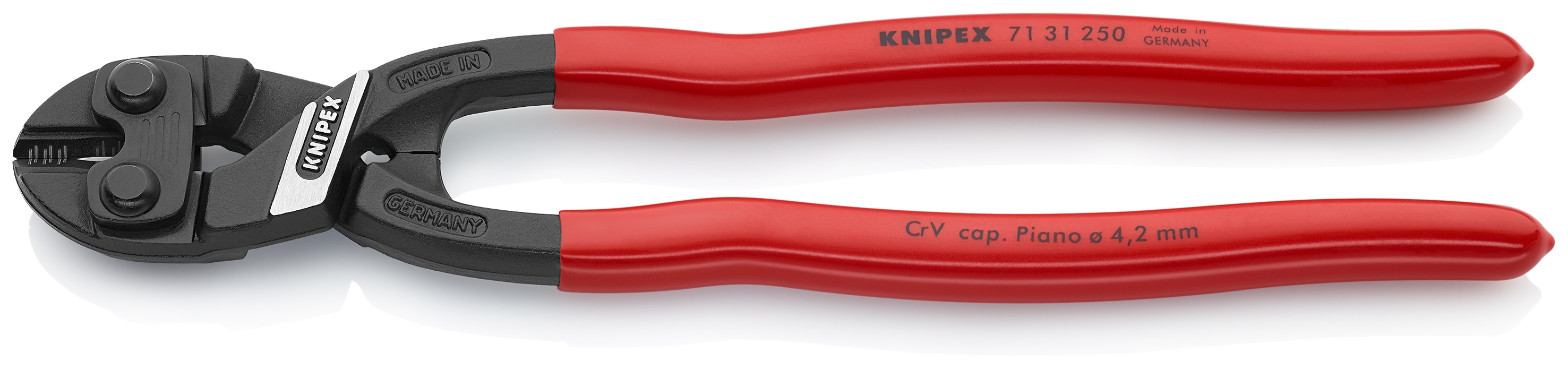 10" CoBolt® High Leverage XL Compact Bolt Cutters-Notched Blade