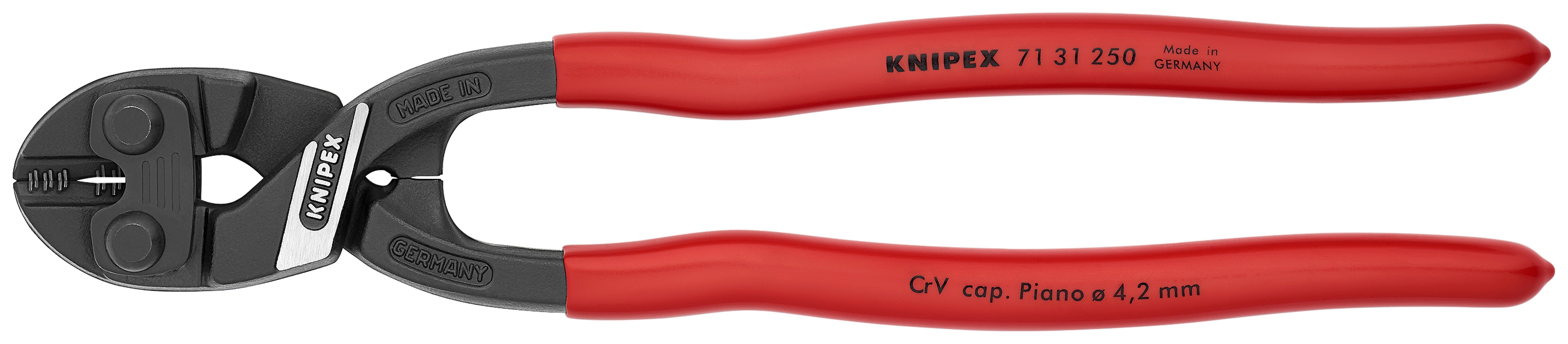 10" CoBolt® High Leverage XL Compact Bolt Cutters-Notched Blade