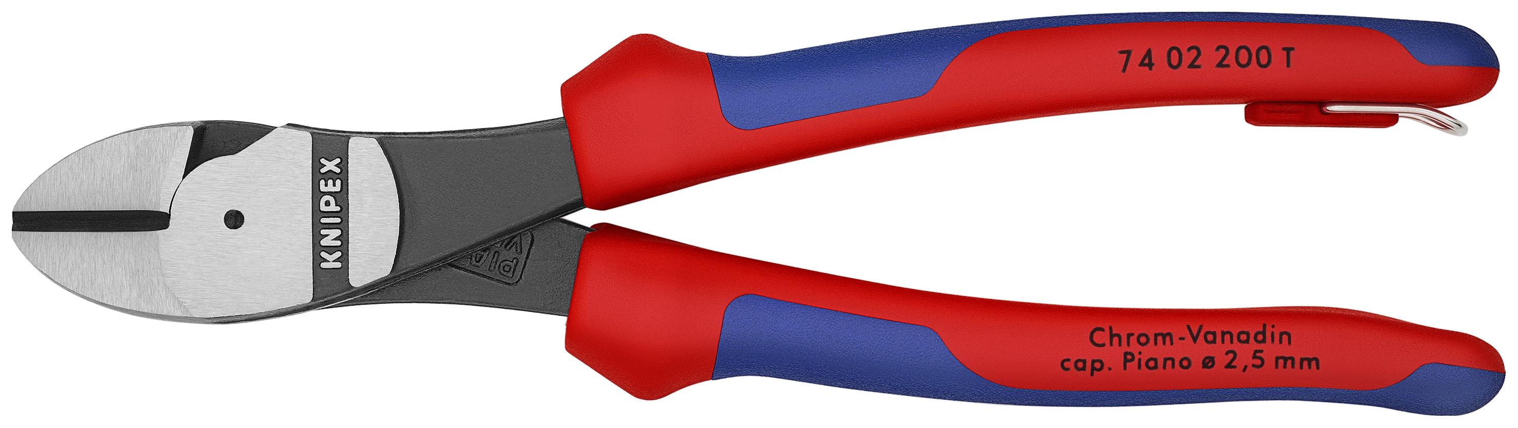 8" High Leverage Diagonal Cutters-Tethered Attachment