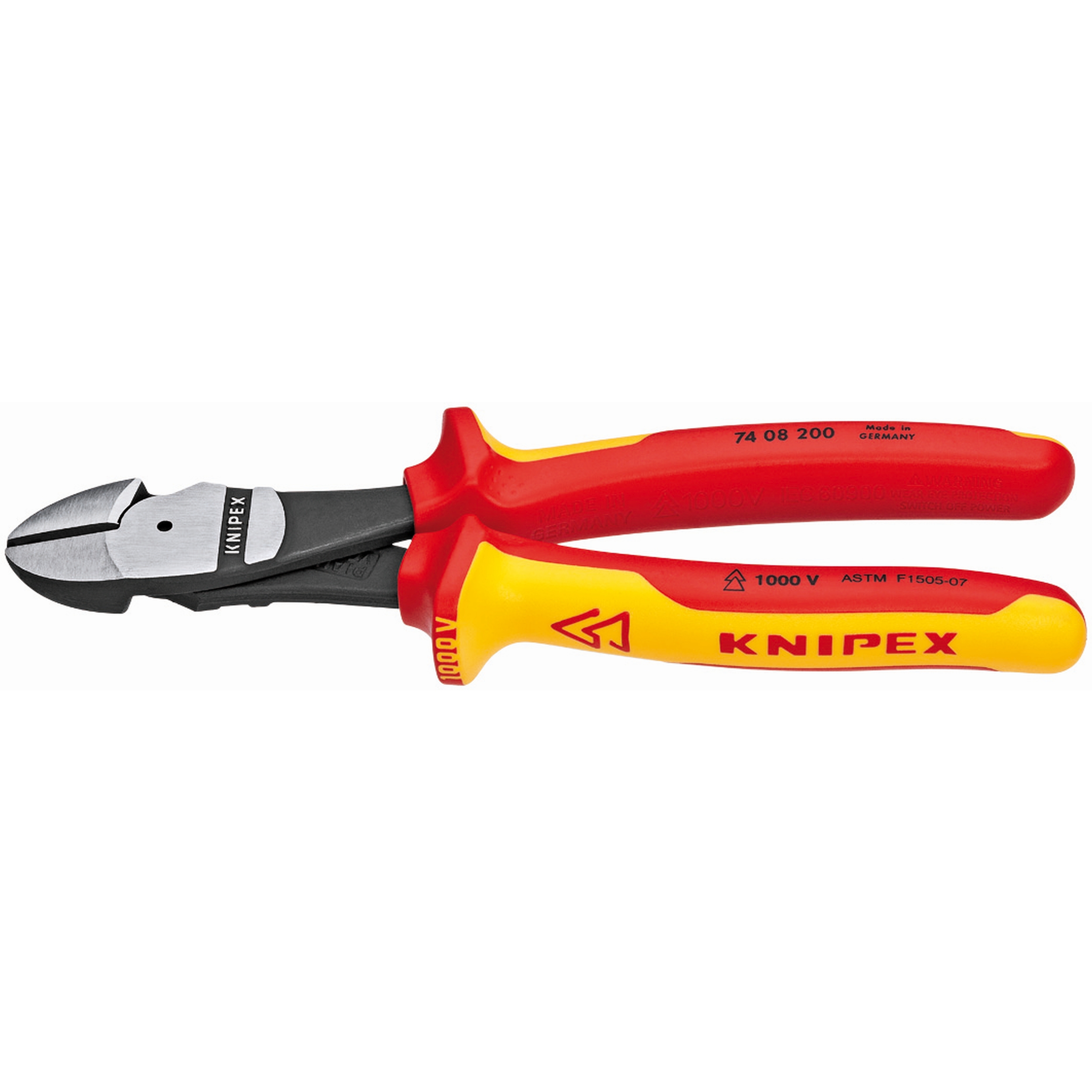 8" High Leverage Diagonal Cutters-1000V Insulated