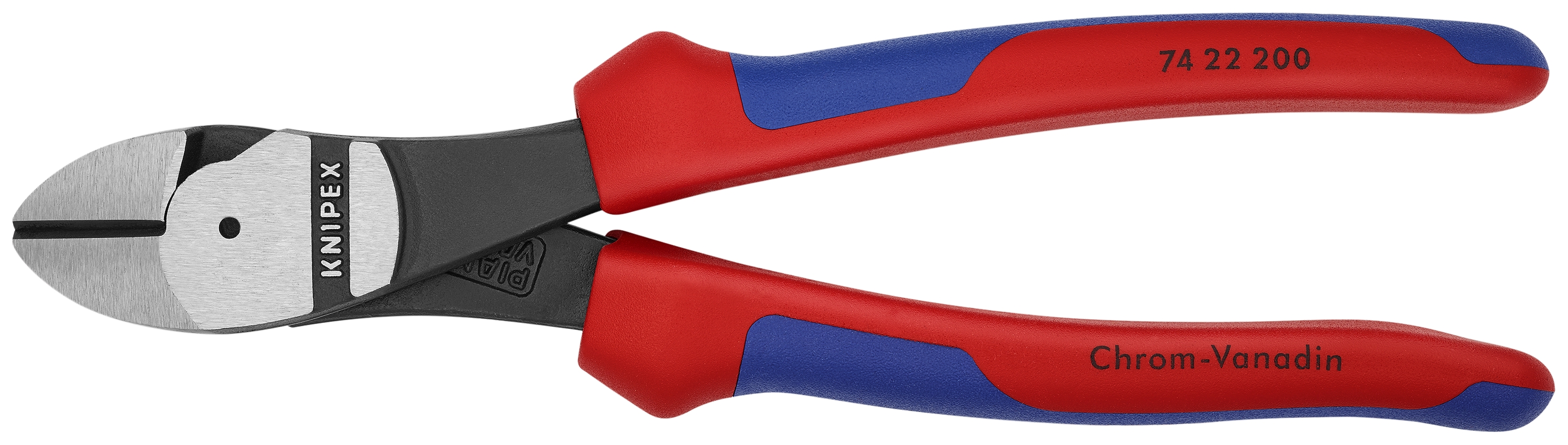 8" High Leverage 12° Angled Diagonal Cutters