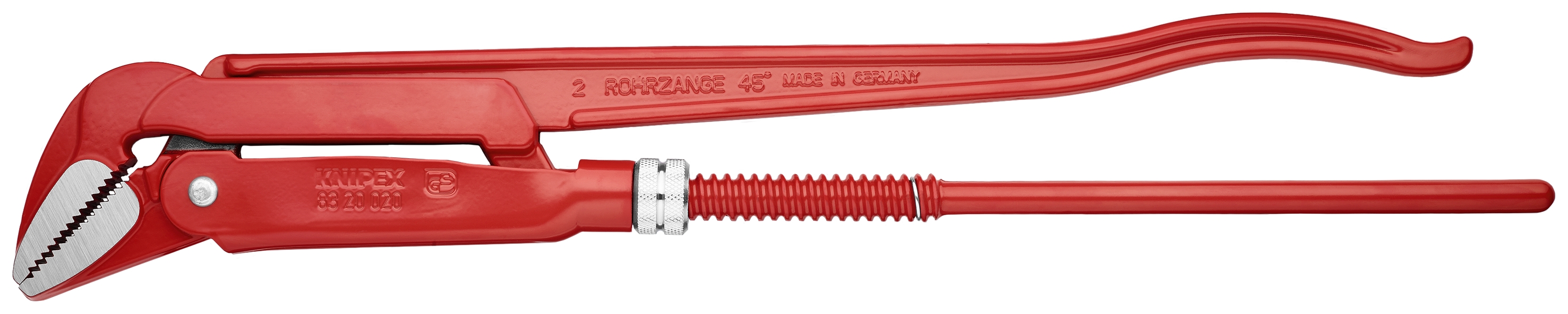 22 1/2" Swedish Pipe Wrench-45°