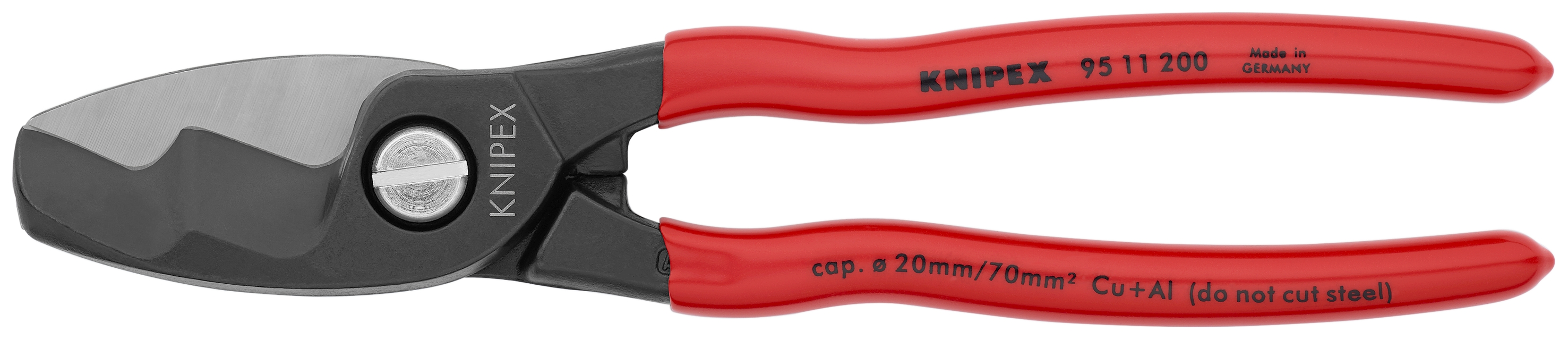 8" Cable Shears-Twin Cutting Edges