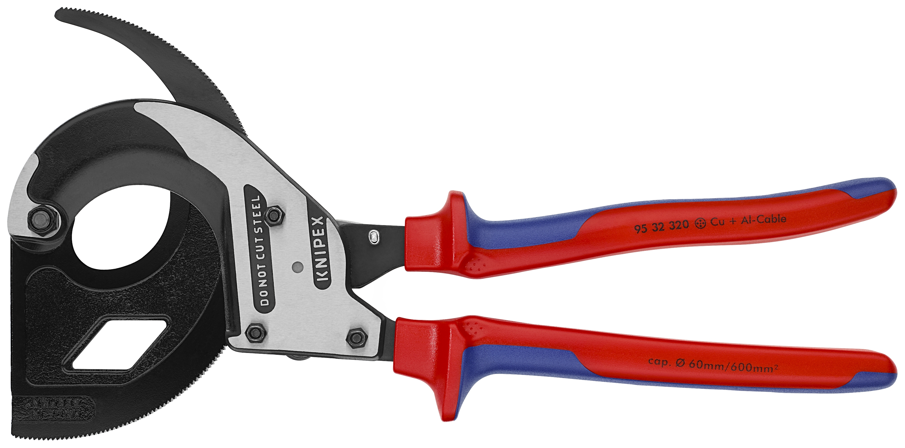 12 1/2" 3 Stage Drive Ratcheting Cable Cutter