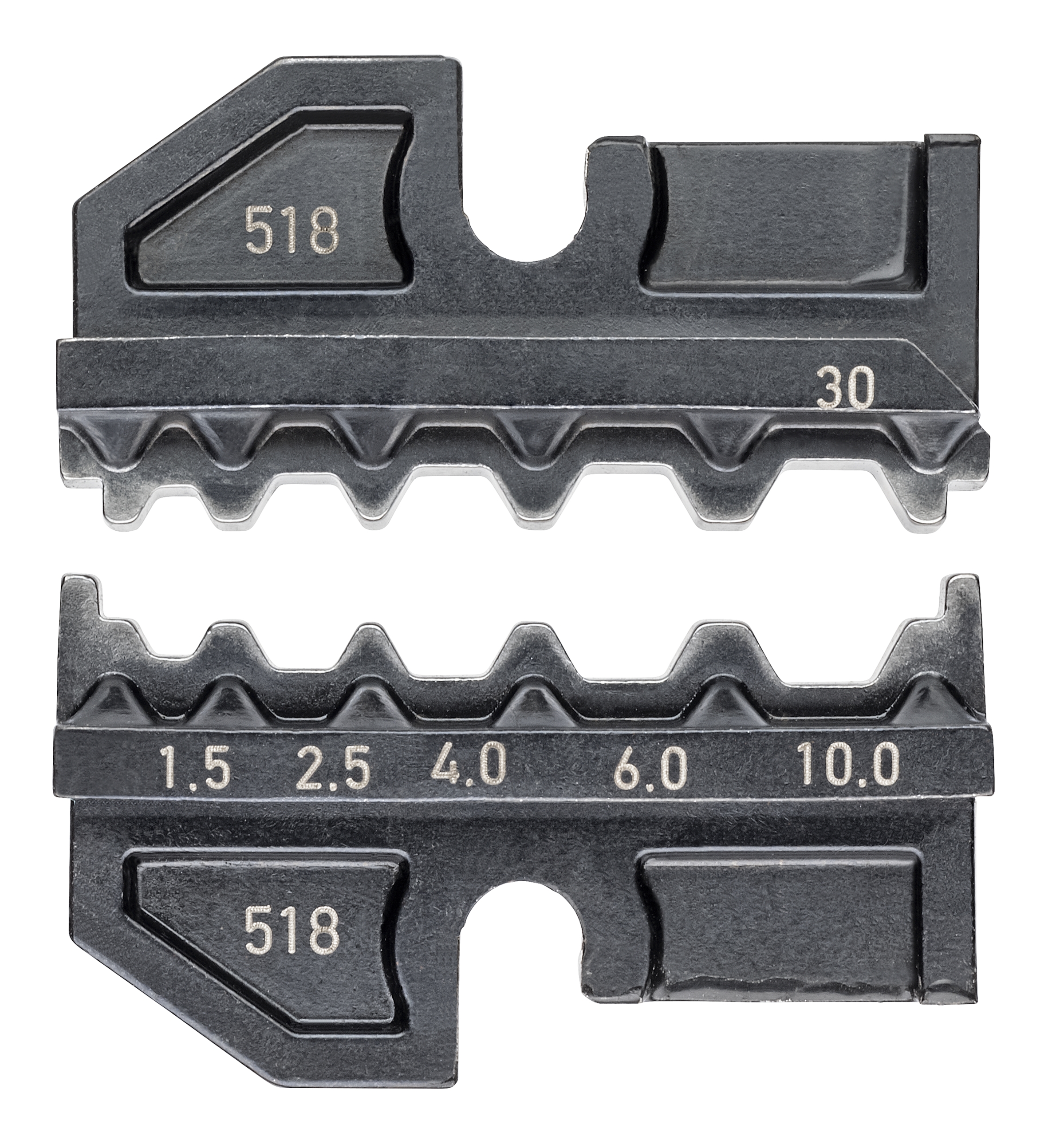 Crimping Die For Non-Insulated Butt Connectors