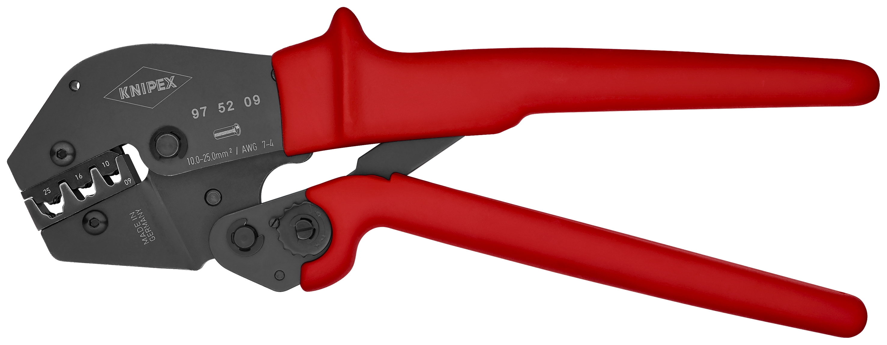 10" Crimping Pliers For Insulated and Non-Insulated Wire Ferrules