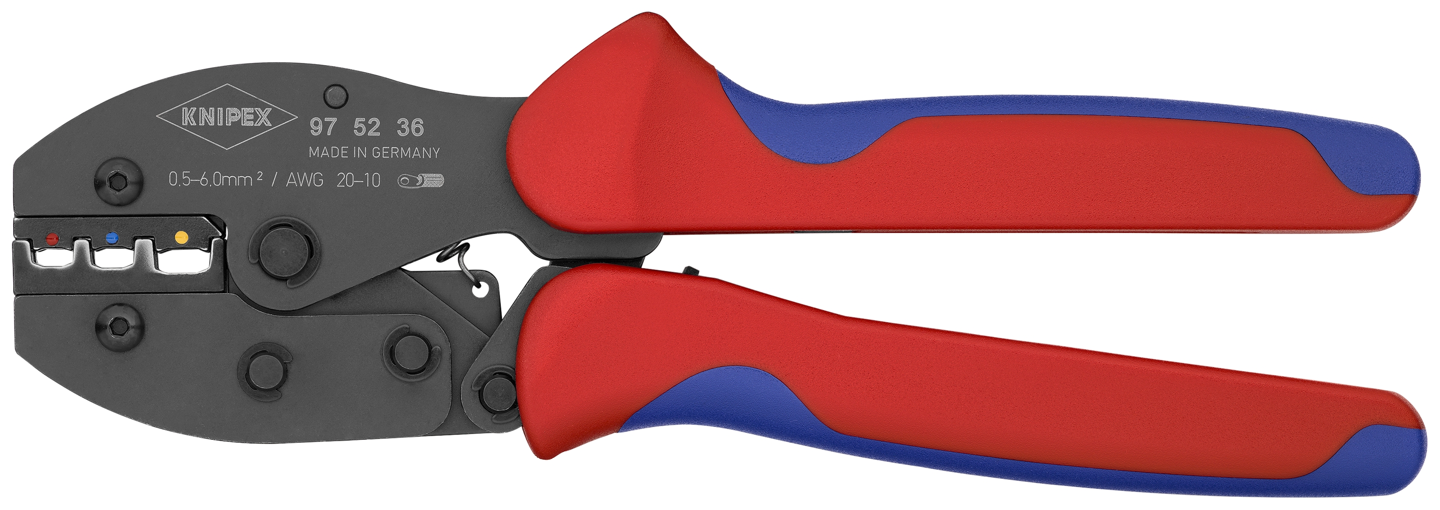 8 3/4" Crimping Pliers For Insulated Terminals, Plug Connectors and Butt Connectors