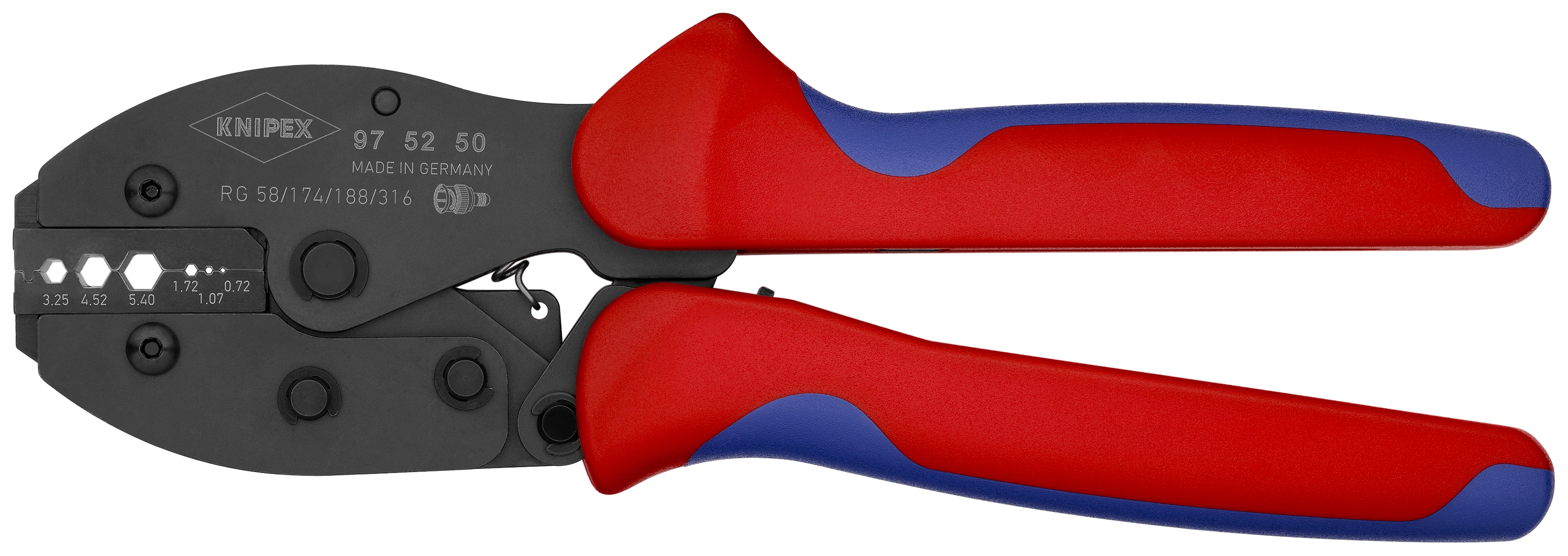 8 3/4" Crimping Pliers For COAX, BNC and TNC Connectors For RG58/174/188/316